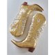 thumbnail image 1 of Retro Vintage Women Western Boots Chunky High Heels Cowgirl Cowboy Pull On Rhinestones Embroidered Knee High Shoes, 1 of 4