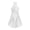 White, variant on Aislor Womens Halter Neck Chiffon Leotard Dress Dancewear Lyrical Dance Costume