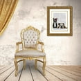 thumbnail image 3 of Fab Funky 26x32 Gold Ornate Wood Framed with Double Matting Museum Art Print Titled - French Bulldog and English Bulldog, 3 of 4
