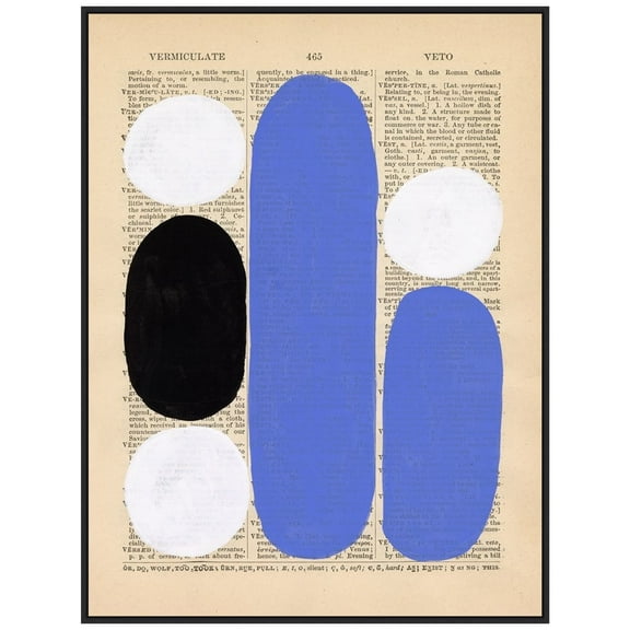 Amanti Art Modern Quotation II Framed Canvas Wall Art Print