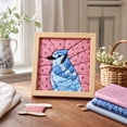thumbnail image 3 of Premium No-Sew Kinusaiga Fabric Art Kit for Adults, DIY No-Sew Kinusaiga Cut Cloth Handcraft Kit, 3D Textured Sea Creature Collage, Relaxing Handmade Art Project, B, 3 of 5