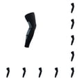 thumbnail image 1 of Sonducket Calcetines de compresión hasta la rodilla medias de apoyo manga deportiva para hombres y mujeres negro M 10piezas, 1 of 6