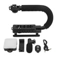 thumbnail image 2 of U Grip Phone Camera Stabilizer, Camera Stabilizer Handle Hot Shoe Mount Handheld with  Remote for DSLR, 2 of 8