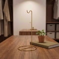 thumbnail image 7 of Jewelry Display Stand, Gold Metal Necklace and Bracelet Holder for Vanity and Shop Counter, 7 of 7