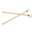 thumbnail image 4 of Drums Mallets Accessory, Light Weight Sturdy Drum Mallet Set 2Pcs Maple Handle  For Playing Black, 4 of 8