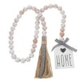 thumbnail image 4 of BRIGHTFUFU Beads Decor Wooden Bead Garland Black 1Pcs 34x2.2x0.6in, 4 of 8