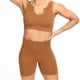 thumbnail image 3 of Gibobby Pantalones cortos de yoga Pantalones cortos Atlético Yoga Yoga Pantalones cortos Leggings Fitness Correr Deportes Mujeres Entrenamiento Pantal(Marrón,M), 3 of 4