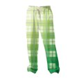 thumbnail image 6 of BRANROY Pajama Pants for Men Soft Plaid - Straight Leg Sleep Bottoms with Pockets Drawstring Elastic Waist Mens Casual Pants Relaxed Fit Lounge Pajamas,Green M, 6 of 6