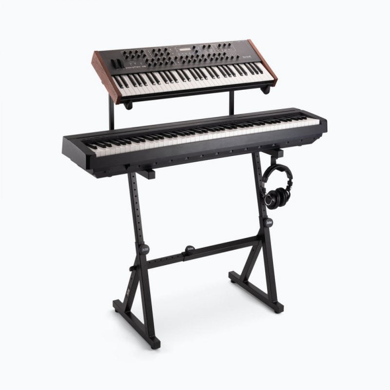 On-Stage KS1365 Z-Style Heavy-Duty Keyboard Stand with Second Tier