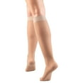 thumbnail image 5 of Truform Sheer Compression Stockings, 15-20 mmHg, Women's Knee High Length, Dot Pattern, Nude, Medium, 5 of 7