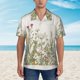thumbnail image 2 of Fotbe Herbs and Wildflowers Camisa Hawaiana para Hombre Unisex – Camisa Casual de Verano con Botones de Manga Corta de Algodón y Lino,Large, 2 of 7