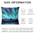 thumbnail image 5 of Pratyus Aurora Lights Stars Night Sky Pillow Cases with Zipper Home Decor for Living Room Bedroom Bed Cushion Outdoor Pillow Covers High-Quality 1PC 12x12in, 5 of 5