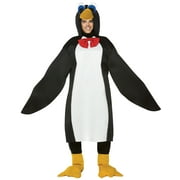 Penguin Halloween Costume Men's and Women's, Adult One Size, Black White, by Rasta Imposta