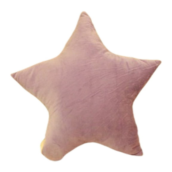 Hvmvliv 18x18in Plush Star Pillow Five Pointed Star Pillow Short Plush Pillow Toy Soft Cozy Stuffed Star Shaped Pillow Cute Toy for Kids Purple