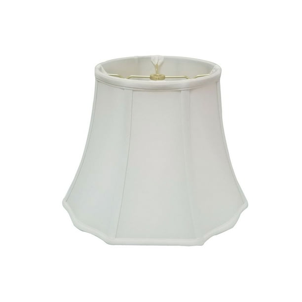 Royal Designs Flare Bottom Outside Corner Scallop Lamp Shade White 9 X 16 12 Com Royal Designs Flare Bottom Outside, 16 Inch High Lamp Shades
