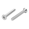 thumbnail image 3 of M4x30mm 316 Stainless Steel Flat Head Hex Socket Cap Screw Bolt Fastener 10pcs, 3 of 5