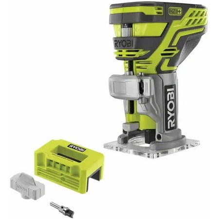 

ONE+ 18V Cordless Fixed Base Trim Router (Tool Only) with Tool Free Depth Adjustment with Router Latch Mortiser