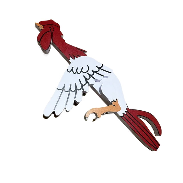Advancent Mascota en Premium y gallo decorativo de jardín, decoración de jardín vívida y duradera, cercas con forma de estatua de gallo Decoración