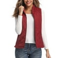 thumbnail image 4 of Women's Vests Zip up Quilted Padded Lightweight Vest for Women, 4 of 6