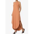 thumbnail image 3 of TheMoogan Robe Longue Maxi d'Été Sans Manches pour Femme en Jersey DTY avec Poches, Coupe Ample, Fendue, 3 of 6
