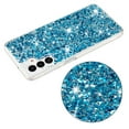 thumbnail image 3 of For Samsung Galaxy S23 Plus Case,Cute Glitter Bling Twinkle Stardust with Drop Protection Shockproof Soft TPU Slim Flexible Phone Case Girls/Women Protective case for Galaxy S23 Plus,Anti Scratch,Blue, 3 of 6