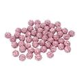 thumbnail image 1 of SPRING Sparkly Rhinestone Round Beads Polymer Clay Pave Disco Ball Beads 10mm Light pink, 1 of 8
