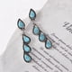 thumbnail image 5 of Pendientes para mujer, regalos para mujer, pendientes de gota de agua de cristal de colores, pendientes colgantes, pendientes para mujer, 5 of 5