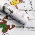 thumbnail image 3 of 1 Roll Self-Adhesive Wallpaper, Rustic Butterfly Trees Pattern Contact Paper, Peel And Stick, Waterproof Removable Living Room Kitchen Bedroom Dormitory Wallpaper, Furniture Refurbishment Wallpaper, F, 3 of 5