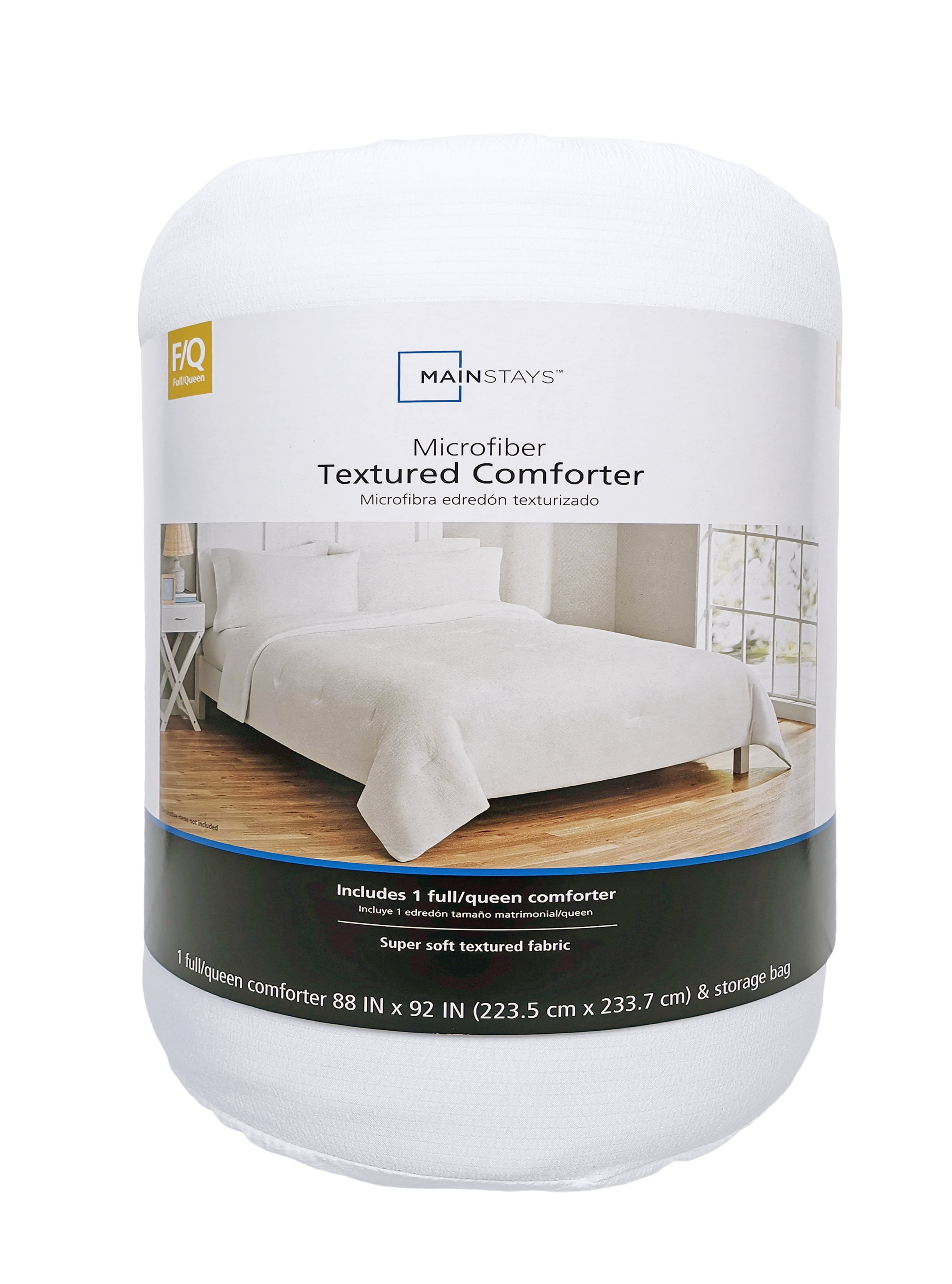 Mainstays Artic White Comforter, Queen