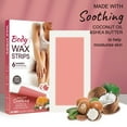 Sumllary 60 Pcs Wax Strips For Hair Removal Ready To Use Waxing Strips
