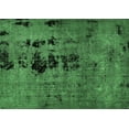 thumbnail image 1 of Ahgly Company Indoor Rectangle Oriental Emerald Green Modern Area Rugs, 2' x 4', 1 of 4