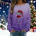 thumbnail image 1 of MHFRRA Sudadera con Capucha Sin Cabeza Atmosphere para Mujer Púrpura, 1 of 4