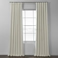 thumbnail image 3 of Porch & Den Exclusive Fabrics Italian Textured Faux Linen Insulated Thermal Blackout Curtain (1 Panel) - Premium Texture, Luxurious Elegance Pebble, 3 of 5