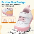 thumbnail image 4 of JOINFREE Baby Shoes Girls Boys Wide Barefoot Sneakers Infant First Walking Shoes, 4 of 6