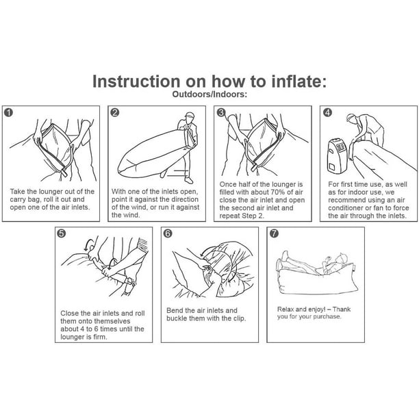 How to inflate a lazy bed deals