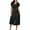 dresses for women clearance-Black, variant on Homenesgenics Summer Dresses 2025 Women's Spring Solid Color Short Sleeve V-Neck Dress Red XXL