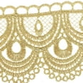 thumbnail image 3 of Abbracc 1 Yards Lace Ribbon Crafts DIY Embroidered For Sewing Decoration 5.5cm Wide, 3 of 7