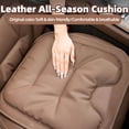 thumbnail image 5 of Car Seat Cushion, 2025 New Skin-Friendly Leather Seat Cushions, Breathable Dirt-Repellent Memory Foam Pad for Most Auto & Office Chairs, 5 of 9