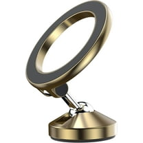 CACOCO-Metal Car Phone Mount, Megnetic Car Phone Holder For Android Magsafe Car Mount Dashboard, Adhesive Phone Holders For Car,Car Phone Mount Compatible With Iphone 16 15 14 13 12 Pro Max Mini(Gold