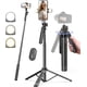thumbnail image 1 of Trípode de teléfono de 71 pulgadas, trípode para  con luz de relleno y  remoto recargable, soporte de aluminio para teléfono selfie stick compatible con teléfono celular/cámara, 1 of 7