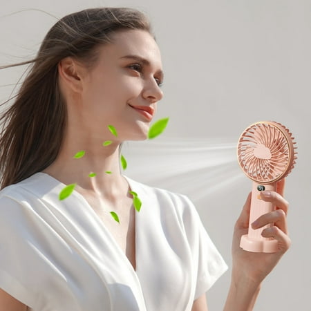 

SSZMDLB Flash Deals Home Essential Handheld Fan Portable Fan 5 Speed Wind LED Display Mini Travel Fan With Backup Power Hand HandHeld Fan USB Foldable Electric
