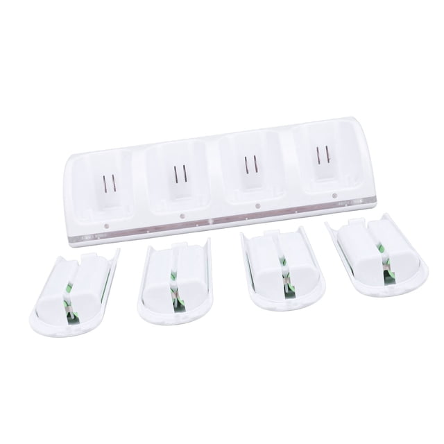 Estación De Cargador De Batería De Control Remoto Con 4 Paquetes De Baterías Para Control Remoto De , Pantalla LED De Luz, Cable USB Incluido, Adponter Para Controlador Remoto