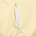 thumbnail image 6 of TTUHYWXI Womens Zip Up Hoodies Oversized Lightweight Comfy Cropped Sweatshirts with Pockets for Casual Everyday & Athletic Streetwear (Light Yellow, S), 6 of 9