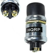 HQRP 12V 50A Waterproof Car Boat Track Switch Push Button Horn Engine Momentary Start Starter
