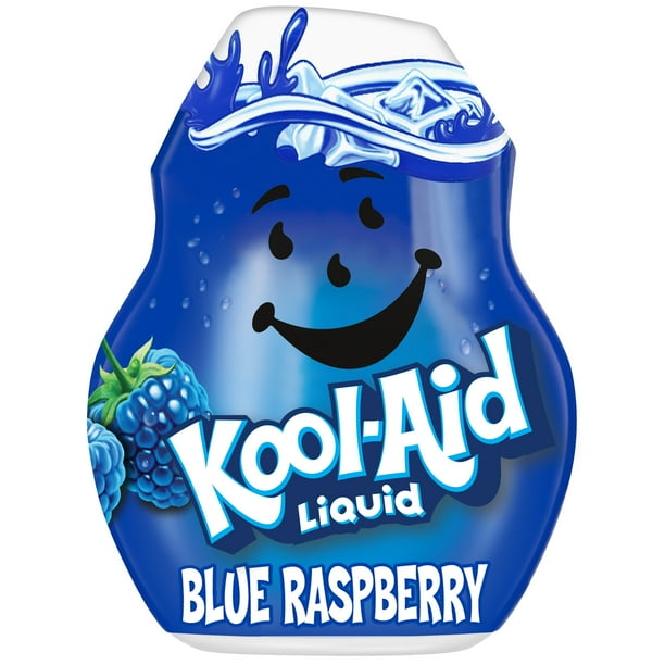 KoolAid Liquid Blue Raspberry Artificially Flavored Soft Drink Mix, 1.