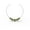 Sterling Silver, variant on 8.82 Ctw Round Shape Green Peridot 925 Sterling Silver Rose Vermeil Women Valentines Day Gifts Necklace