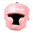 thumbnail image 2 of Boxing Tartngear Guard cómodo cubierta de entrenamiento de cobertura completa ajustable Cubierta de la cara para Kickboxing Sanda MMA Wrestling Rosa, 2 of 8