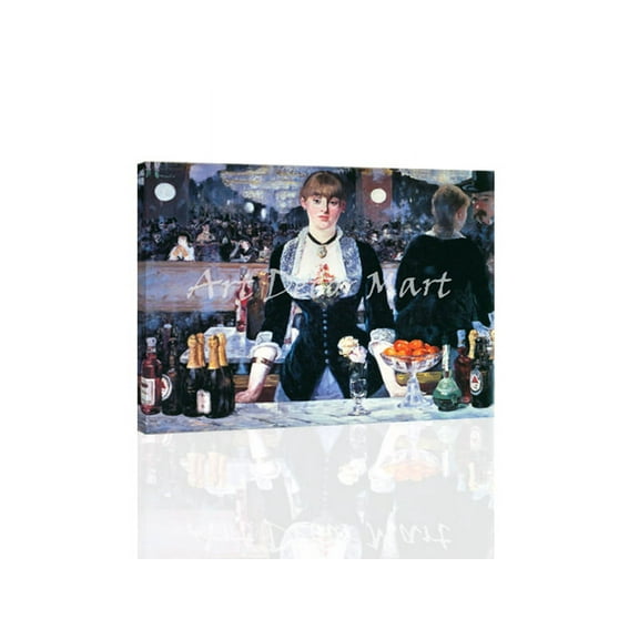 A Bar At THe Follies Bergere - CANVAS OR FINE PRINT WALL ART