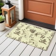 thumbnail image 5 of 2x3 Washable Entryway Rug, Forest Animal Non-Slip Area Rug for Front Door Kitchen Bathroom, Line Drawing Deer Fox Cool Wolf Spring Weed Casual Indoor Floor Mat for Home Decor, 5 of 9
