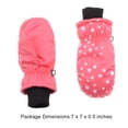 thumbnail image 3 of Bearachild 1 par de manoplas para niños, impermeables, de invierno, Unisex, cálidas, fáciles de combinar, portátiles, cómodas, diseño grueso para Suministros térmicos Rosa Bearachild HA059230-05B, 3 of 4